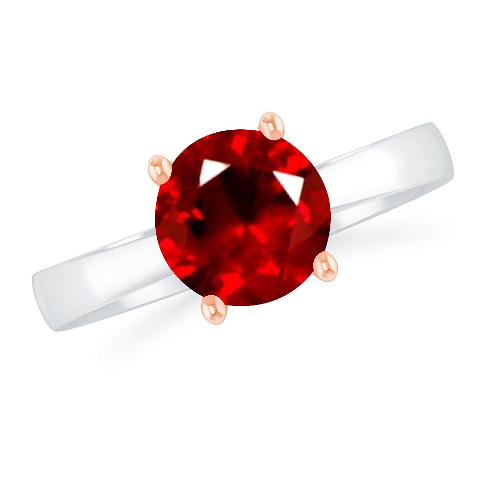 White Gold - Ruby