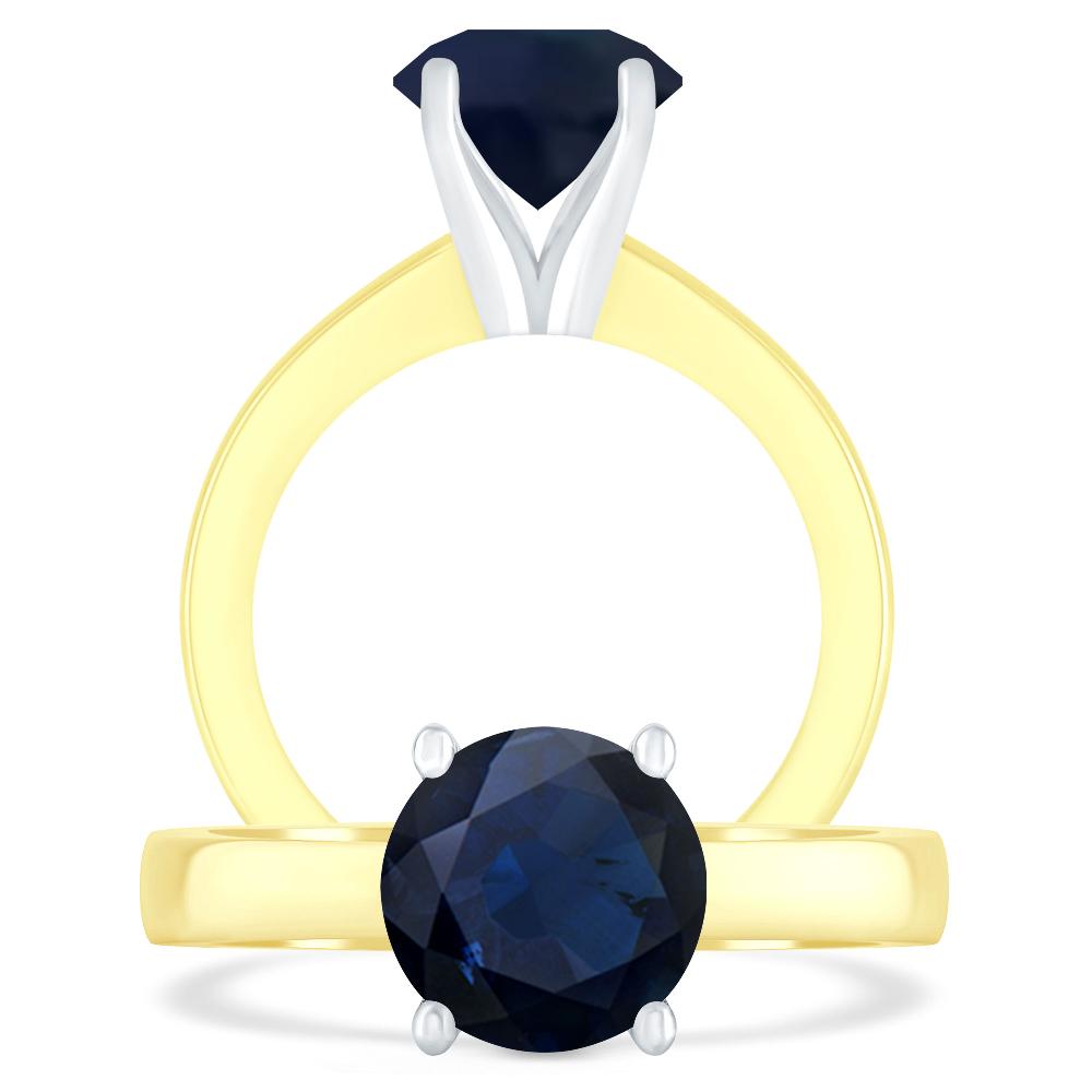 Yellow Gold - Sapphire