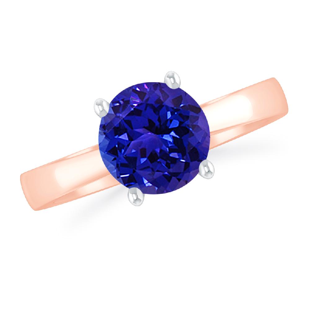 Rose Gold - Tanzanite