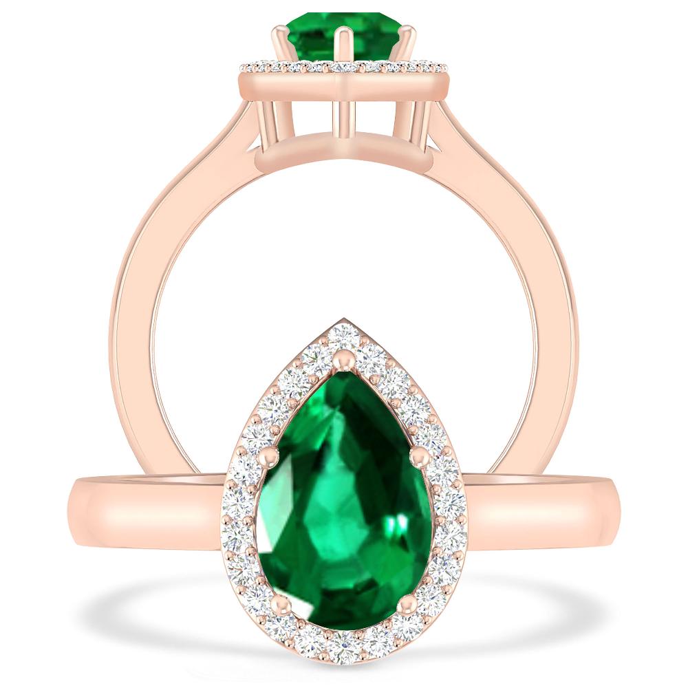 Rose Gold - Emerald