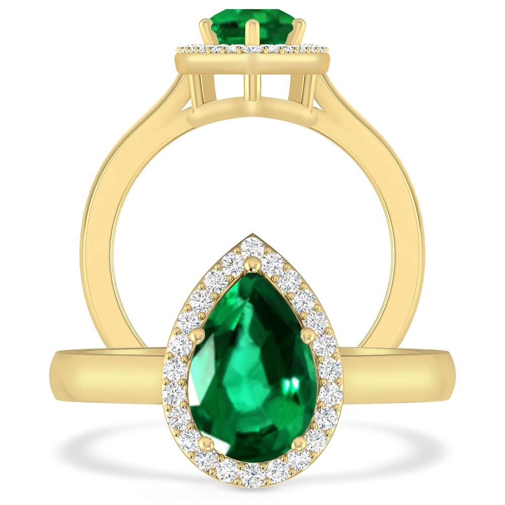 Yellow Gold - Emerald