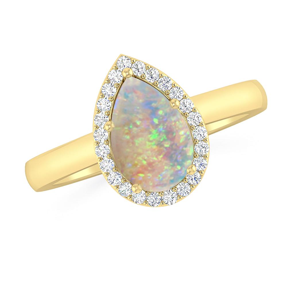 Yellow Gold - Opal