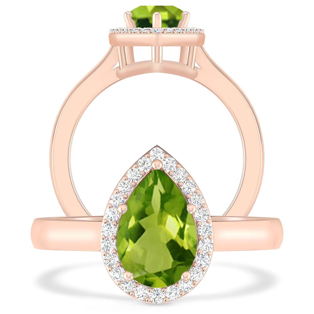 Rose Gold - Peridot