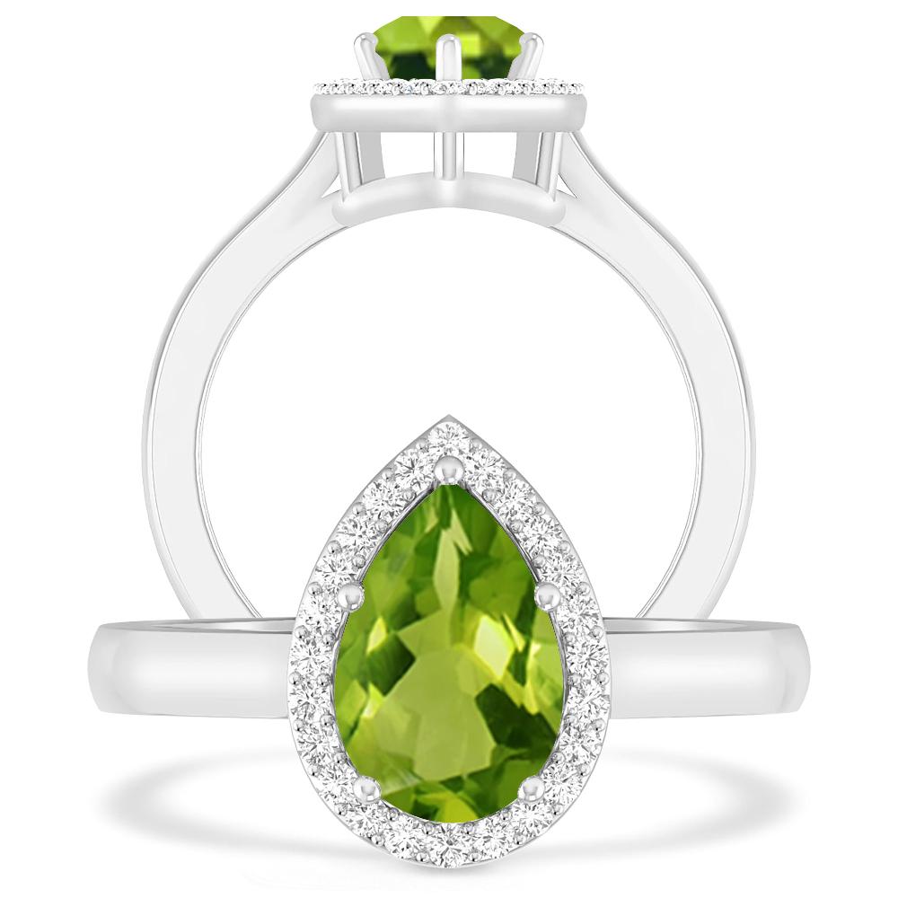 White Gold - Peridot