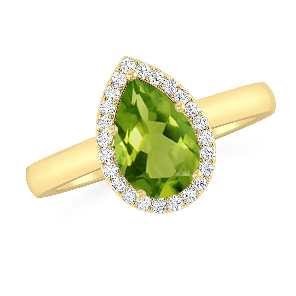 Yellow Gold - Peridot