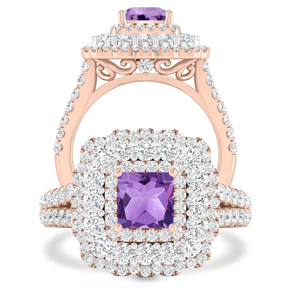 Rose Gold - Amethyst