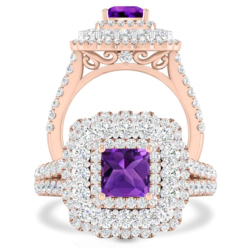 Rose Gold - Amethyst