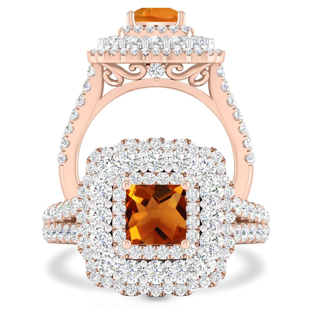 Rose Gold - Citrine