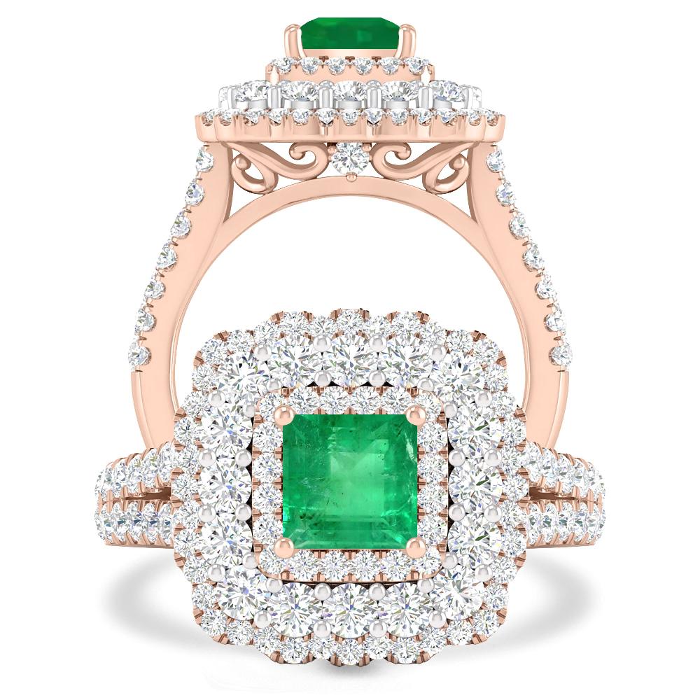 Rose Gold - Emerald