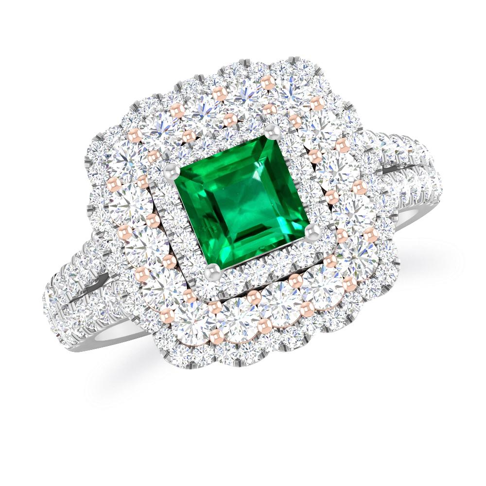 White Gold - Emerald