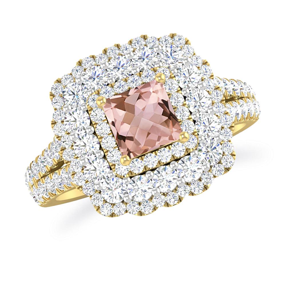 Yellow Gold - Morganite