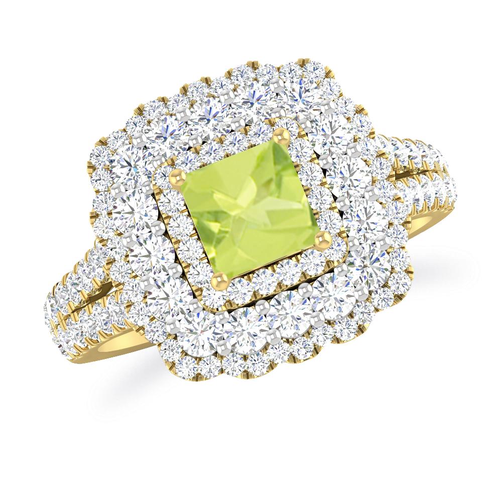 Yellow Gold - Peridot