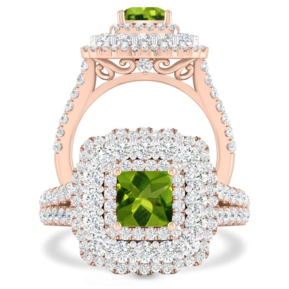 Rose Gold - Peridot