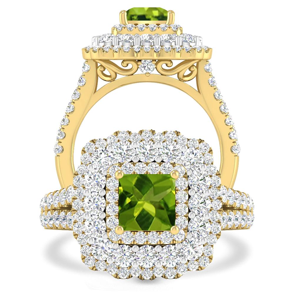 Yellow Gold - Peridot