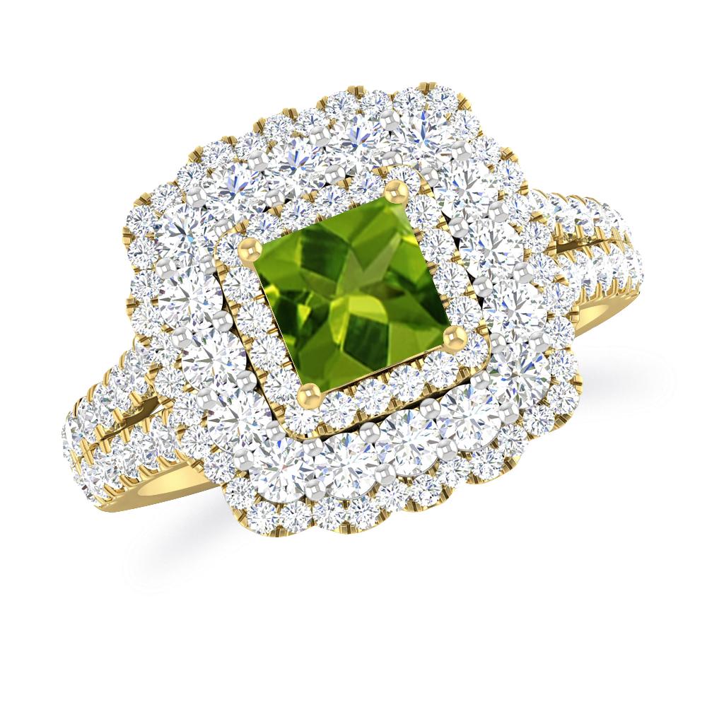 Yellow Gold - Peridot