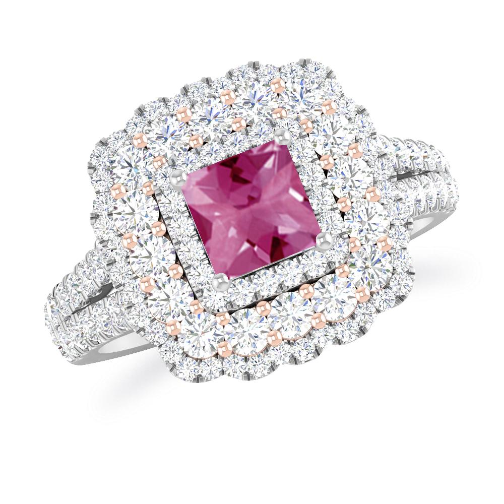 White Gold - Pink Tourmaline