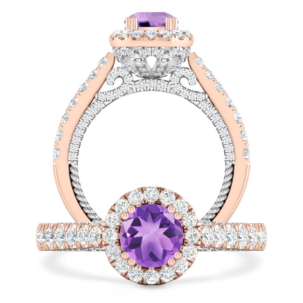 Rose Gold - Amethyst