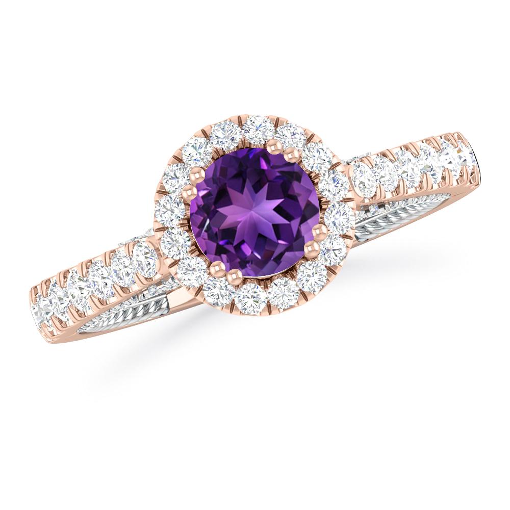 Rose Gold - Amethyst