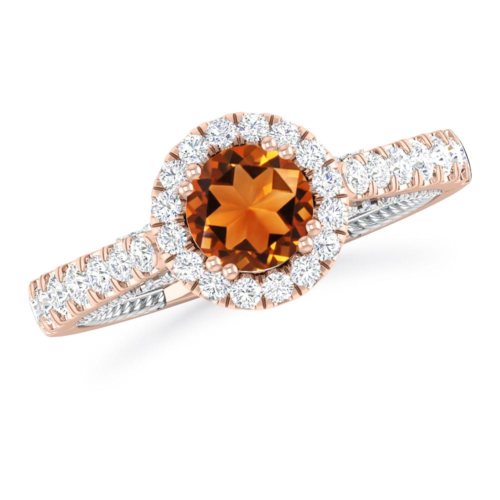 Rose Gold - Citrine