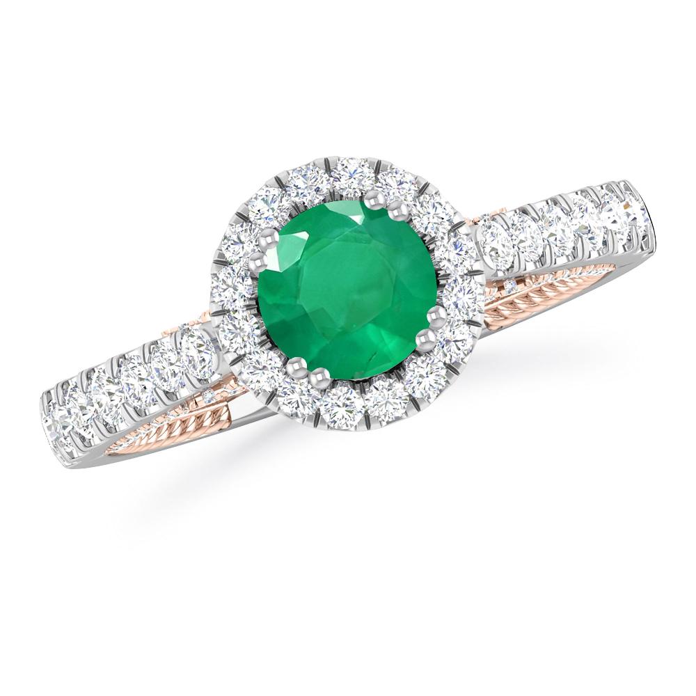 White Gold - Emerald