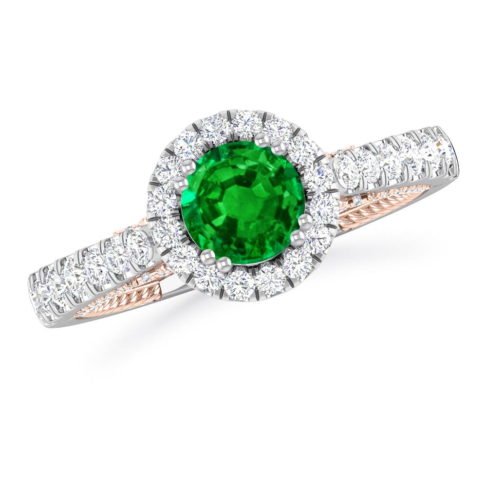 White Gold - Emerald