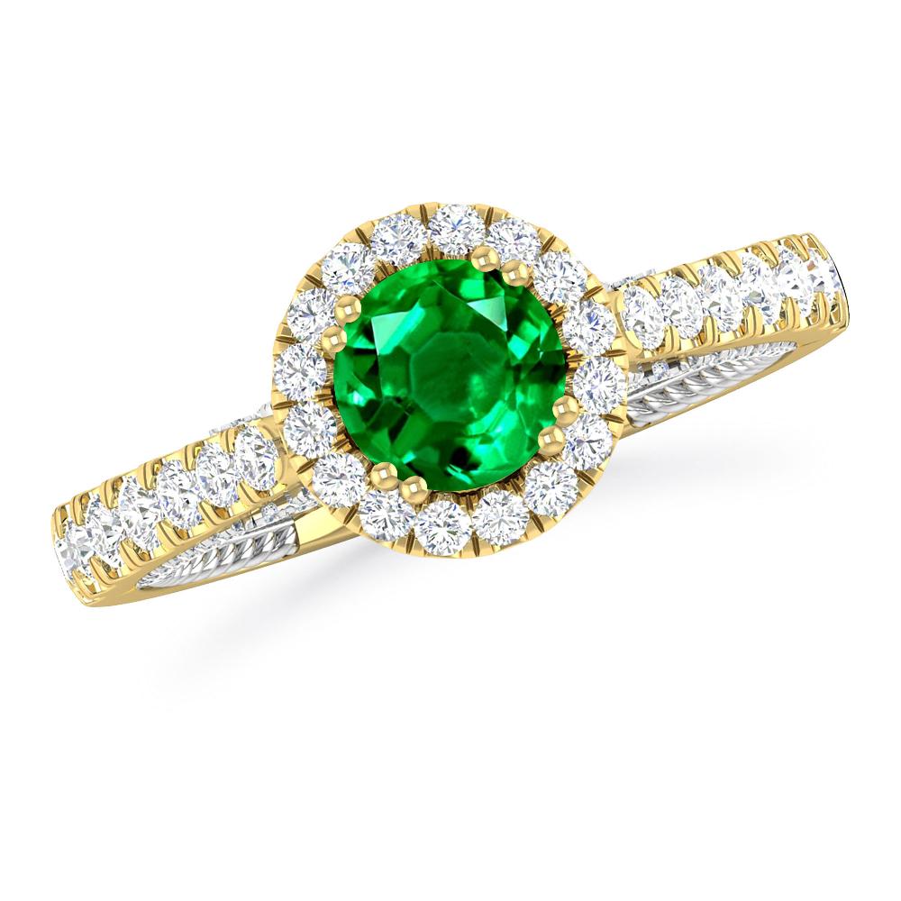 Yellow Gold - Emerald