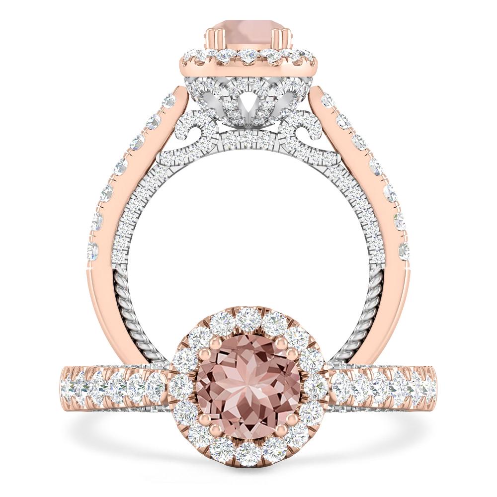 Rose Gold - Morganite