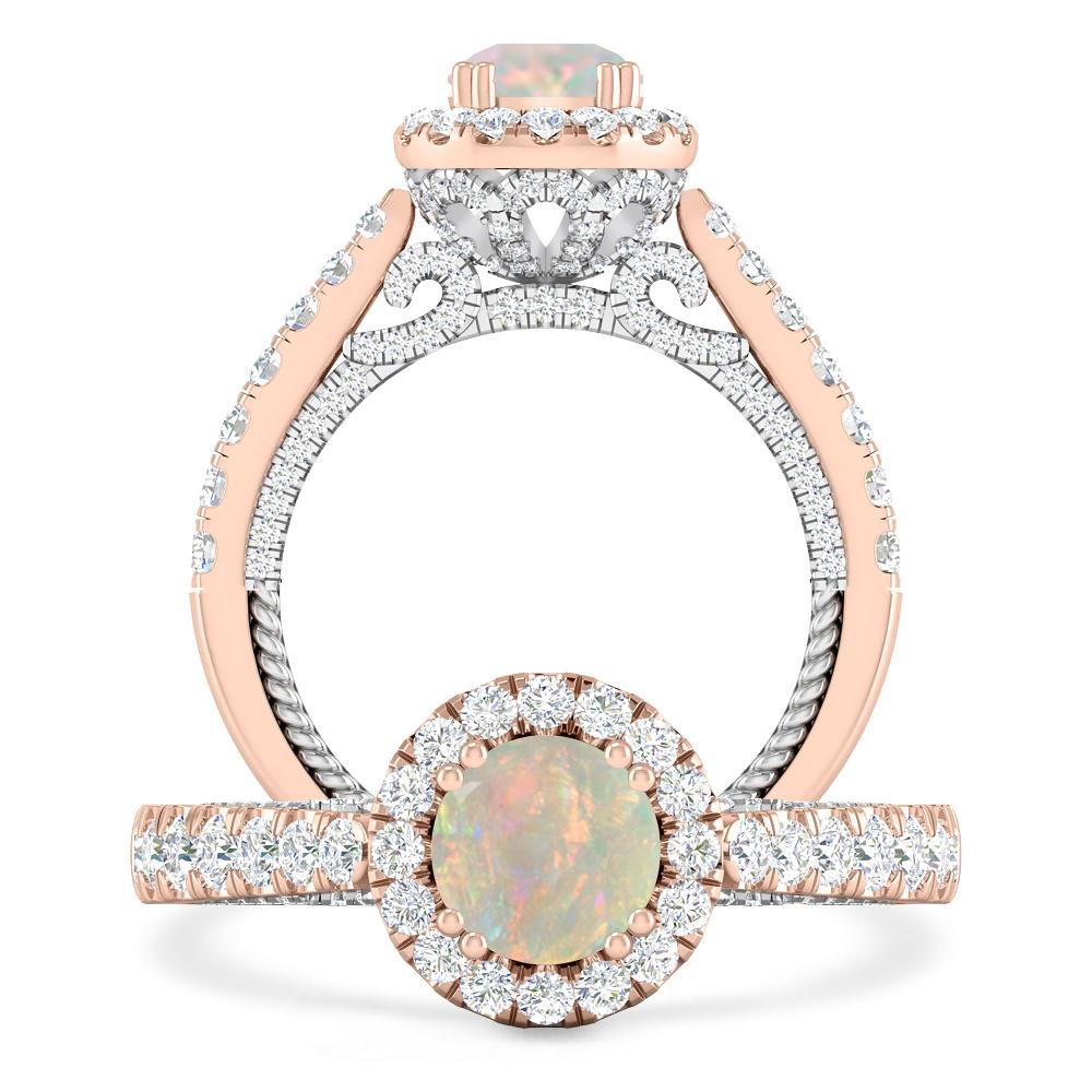 Rose Gold - Opal