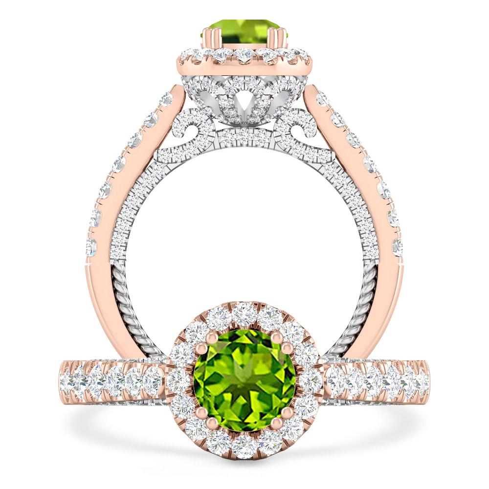 Rose Gold - Peridot