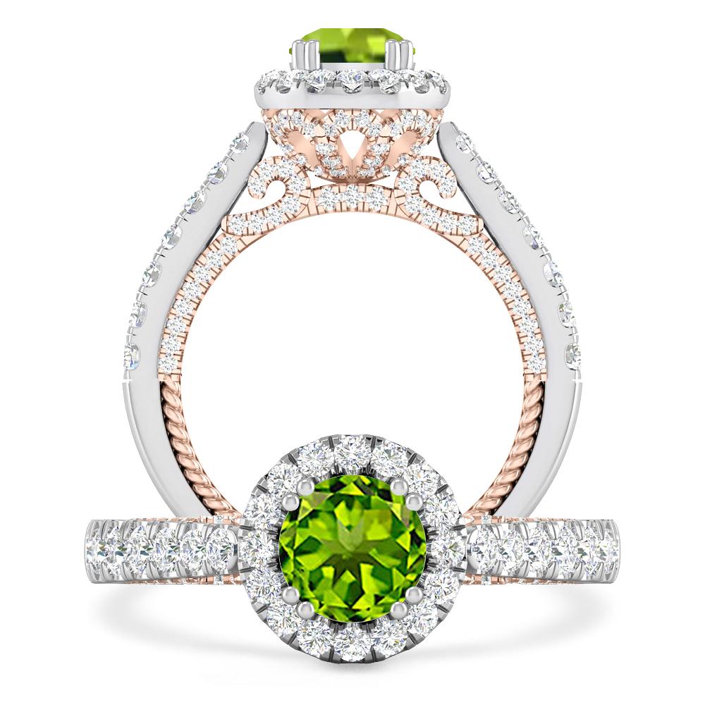 White Gold - Peridot