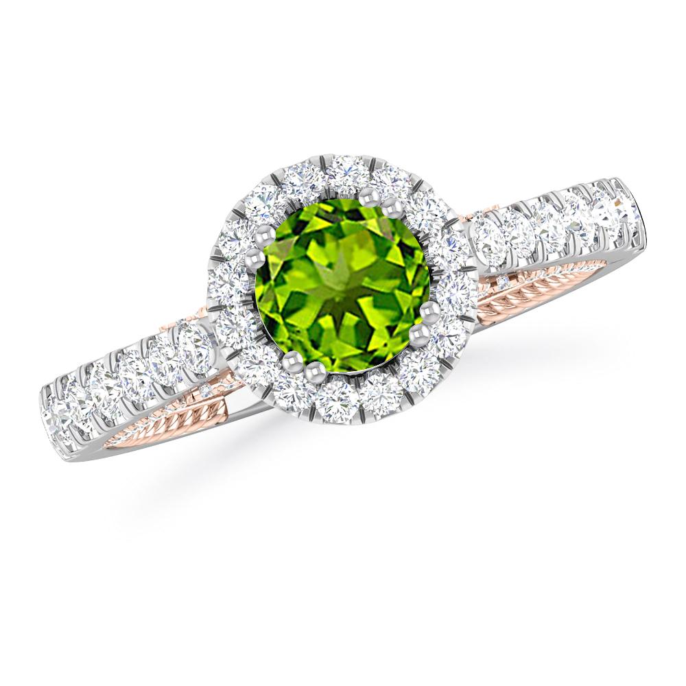 White Gold - Peridot