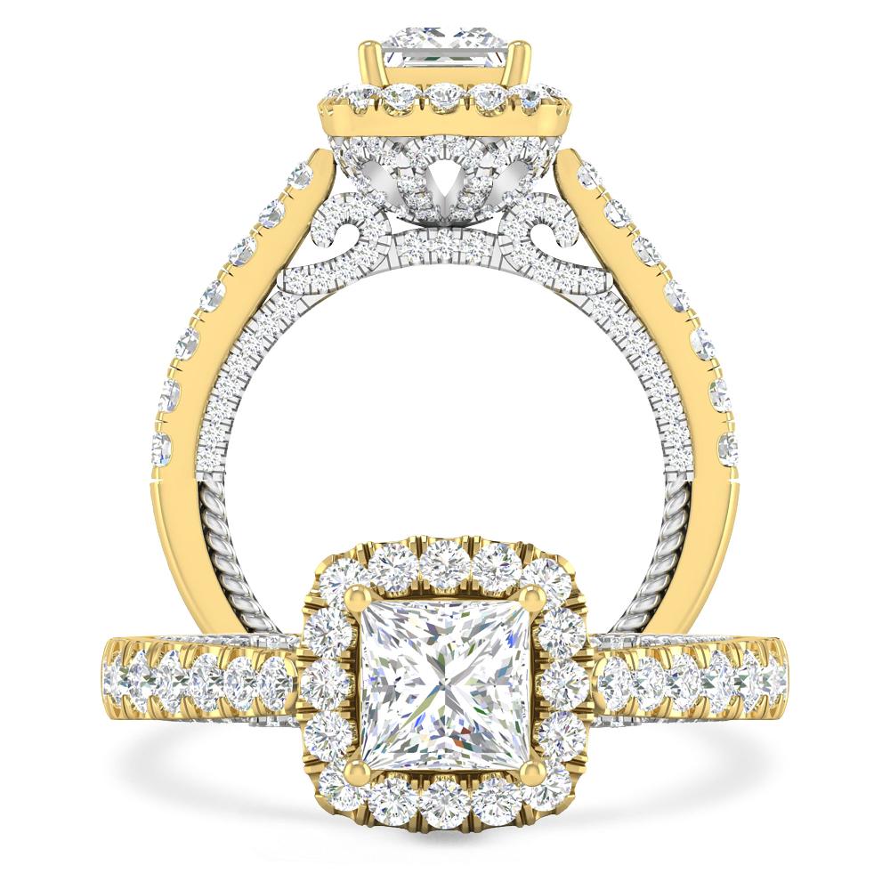 Yellow Gold/White Gold - Diamond