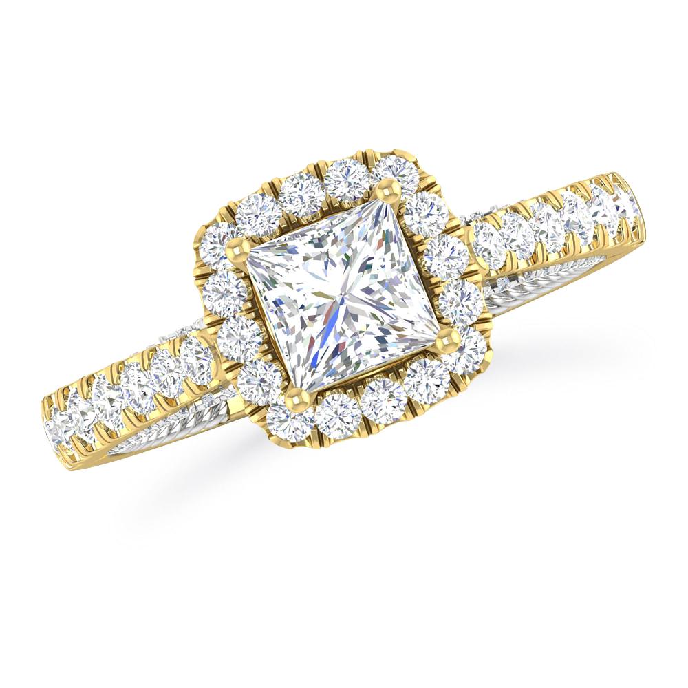 Yellow Gold/White Gold - Diamond