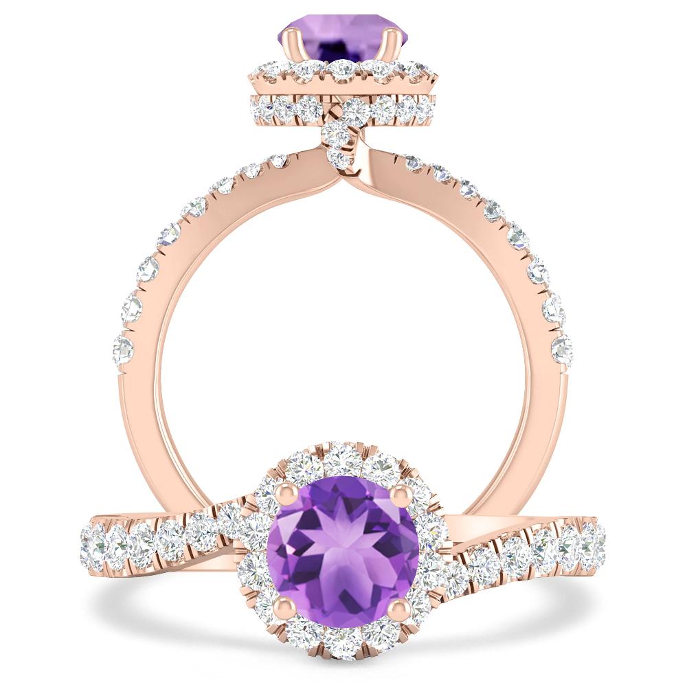 Rose Gold - Amethyst