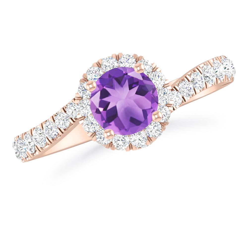 Rose Gold - Amethyst