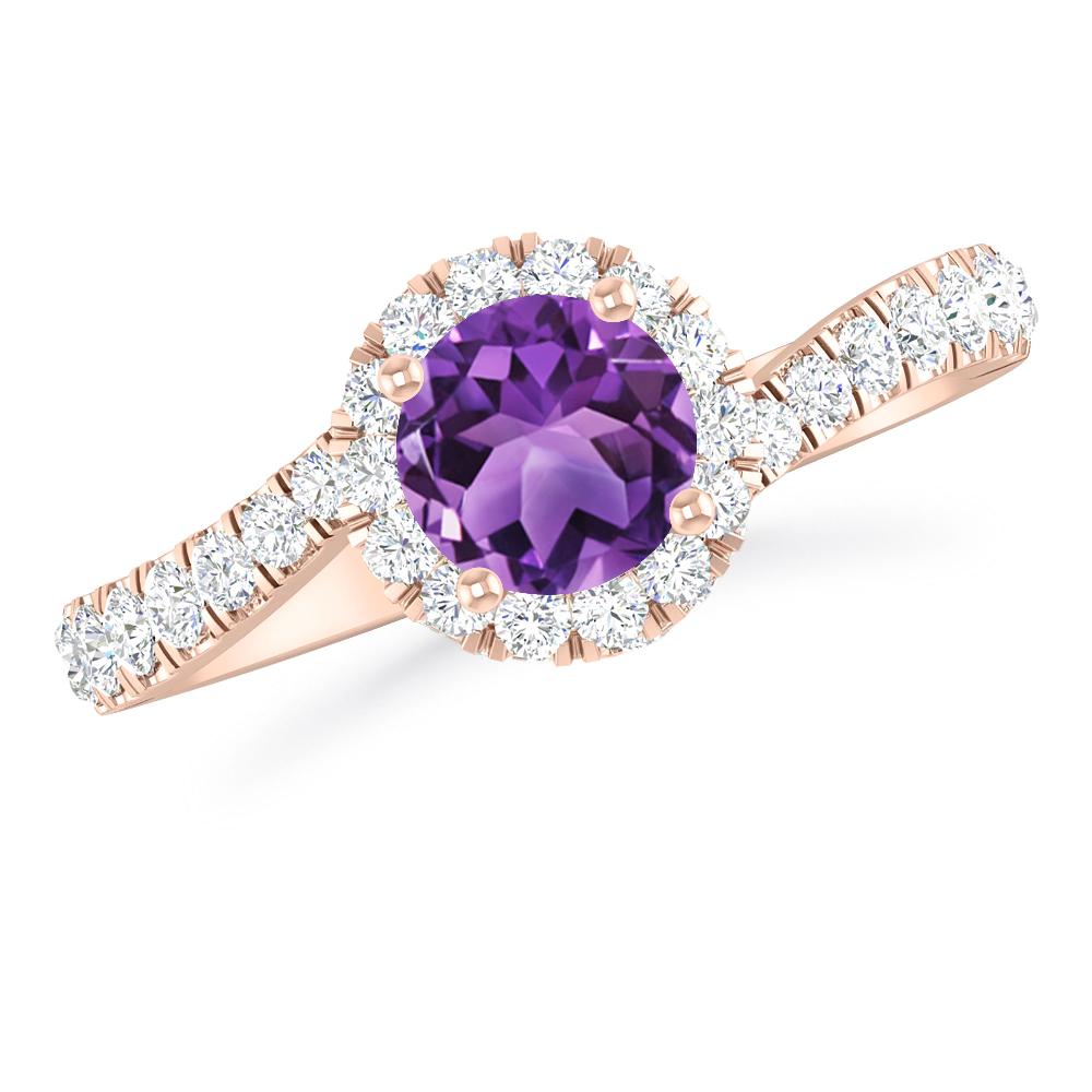 Rose Gold - Amethyst