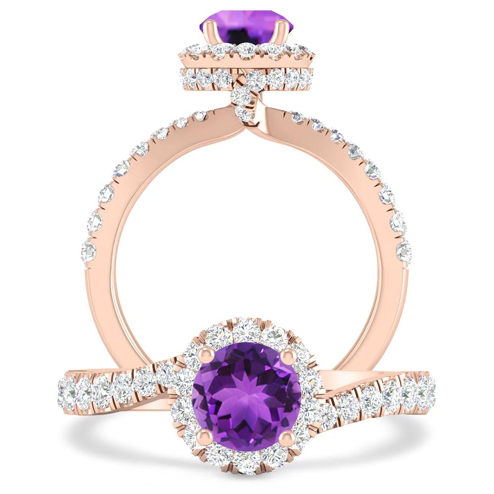 Rose Gold - Amethyst