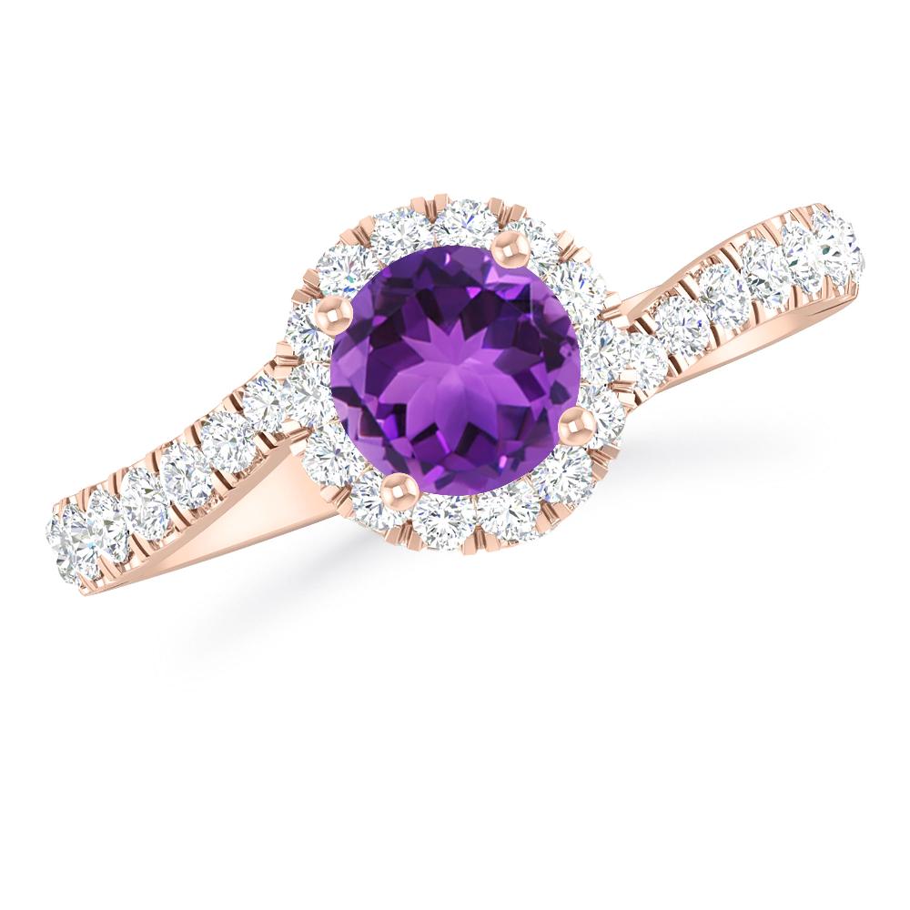 Rose Gold - Amethyst