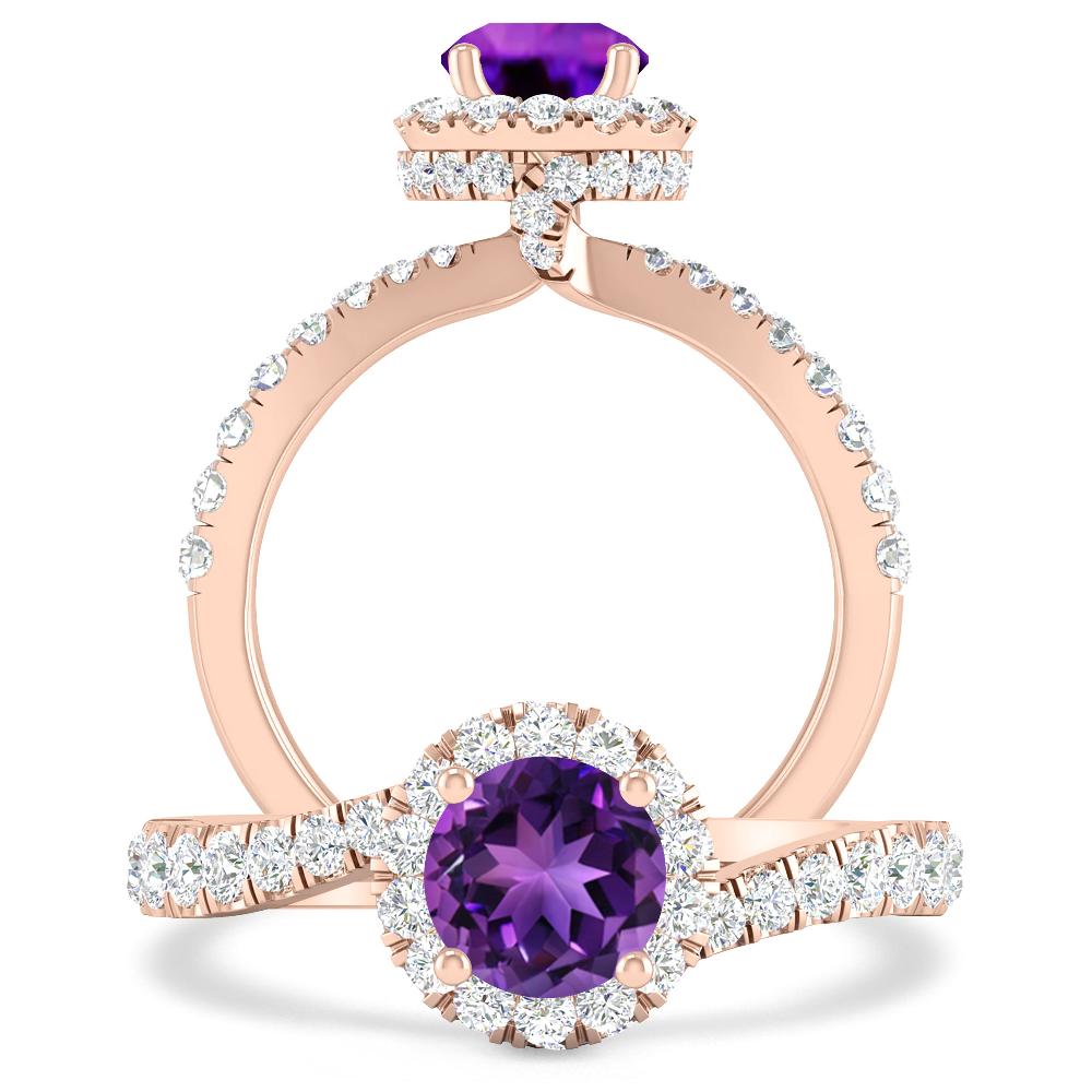 Rose Gold - Amethyst