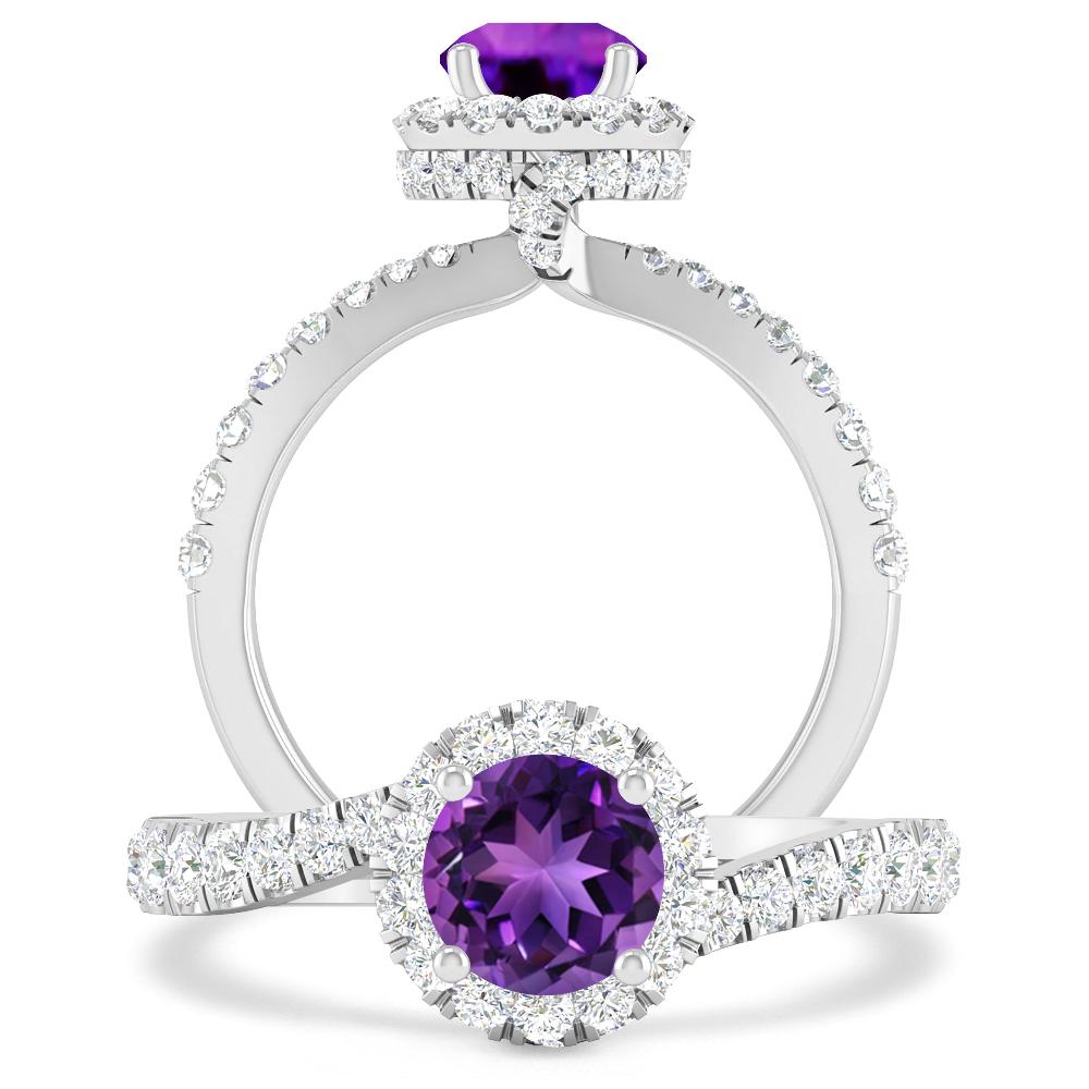 White Gold - Amethyst