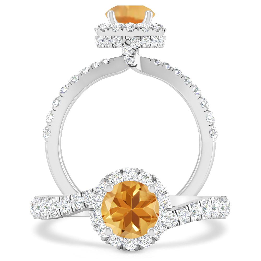 White Gold - Citrine