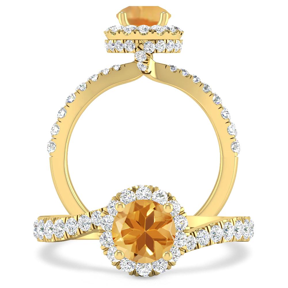 Yellow Gold - Citrine