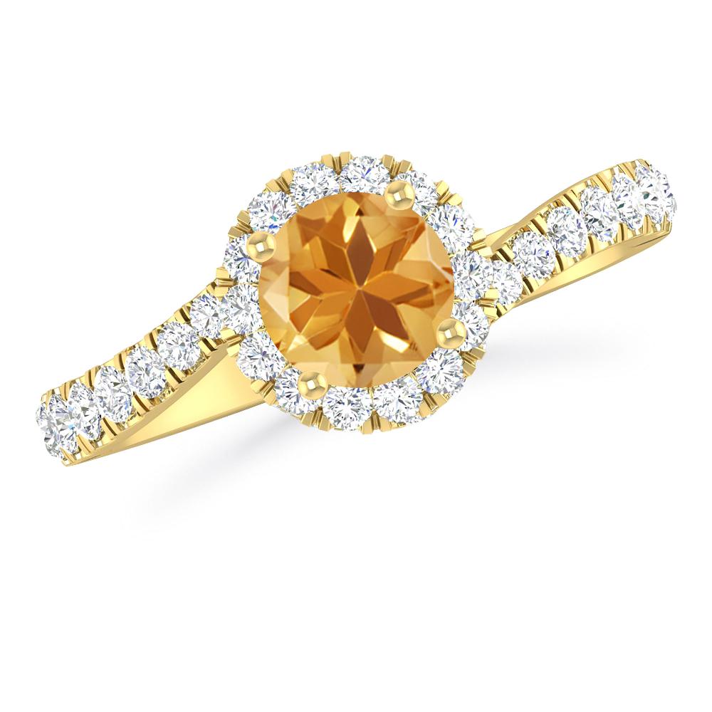 Yellow Gold - Citrine