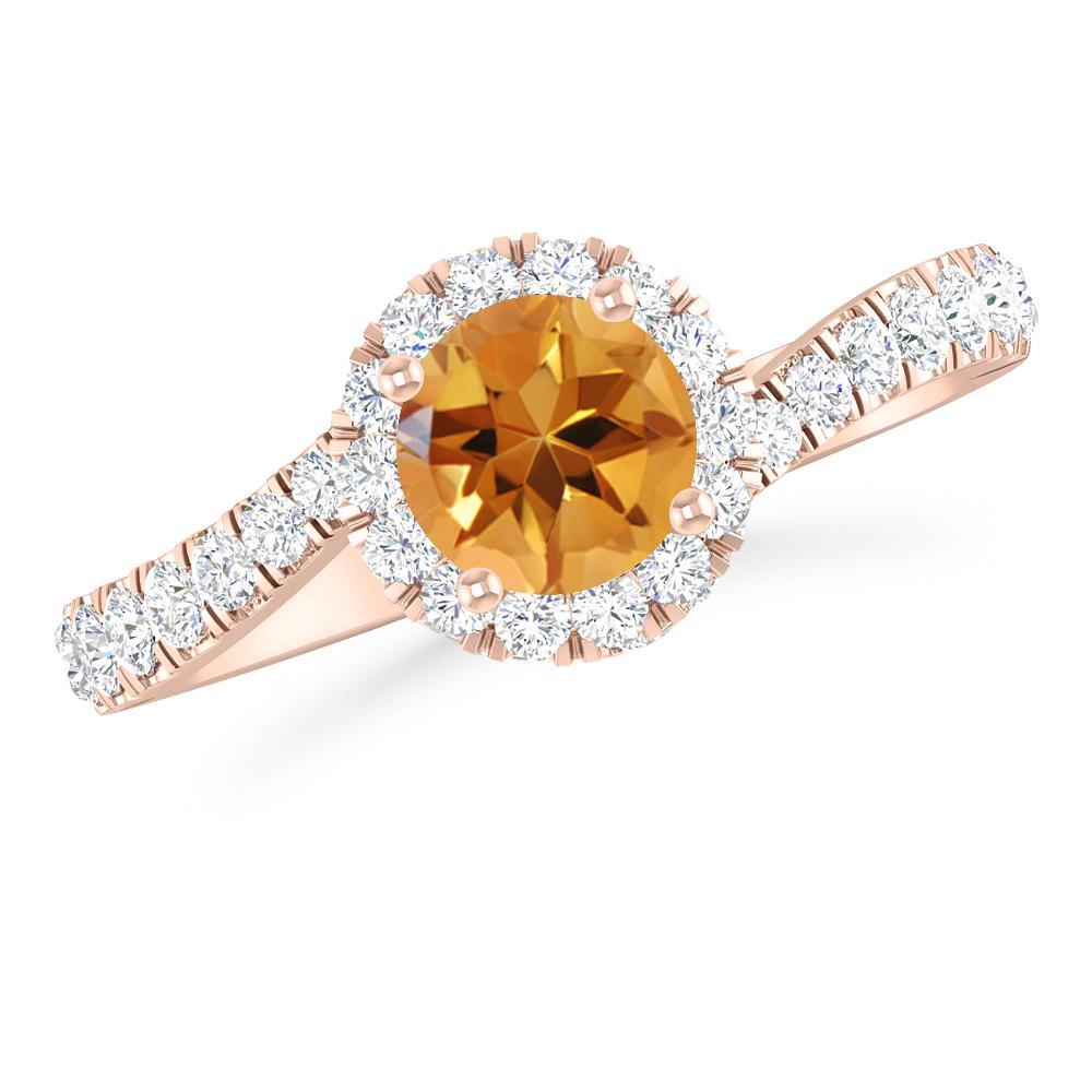 Rose Gold - Citrine