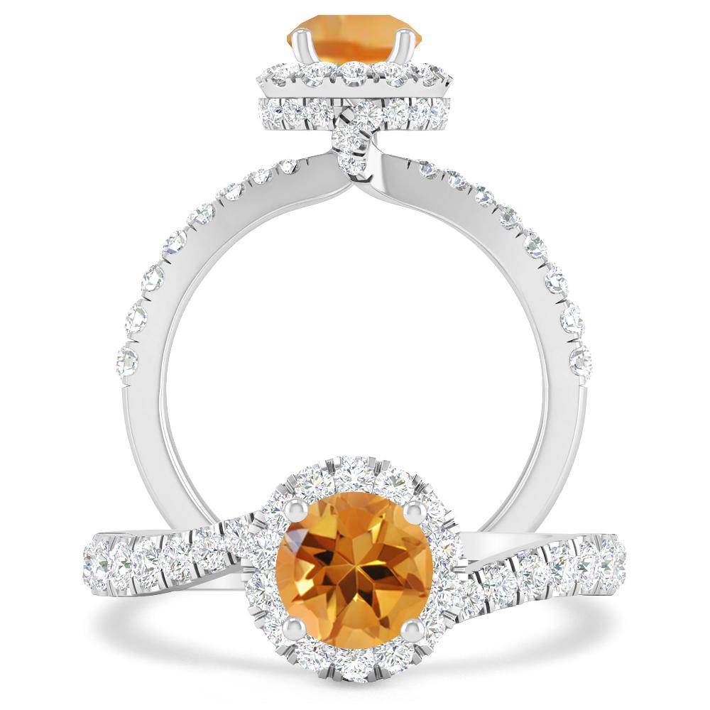 White Gold - Citrine