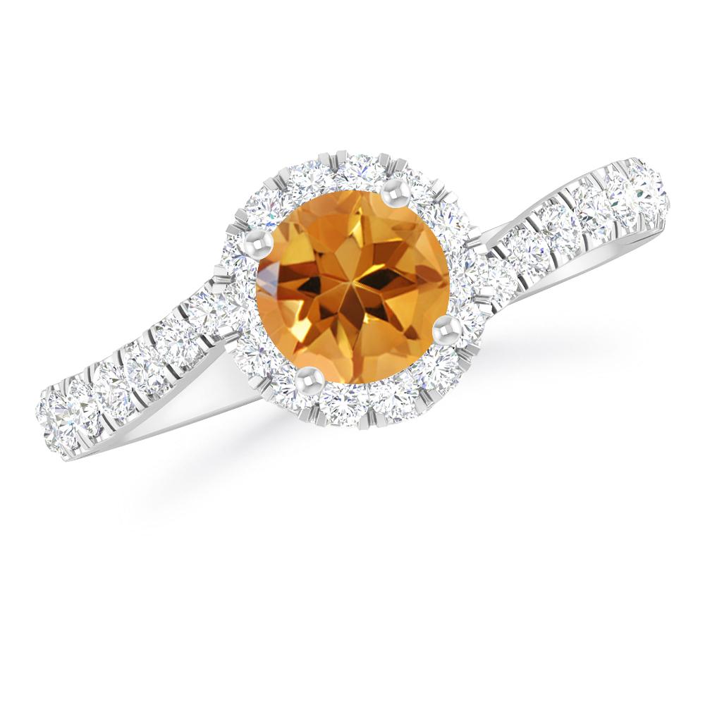 White Gold - Citrine