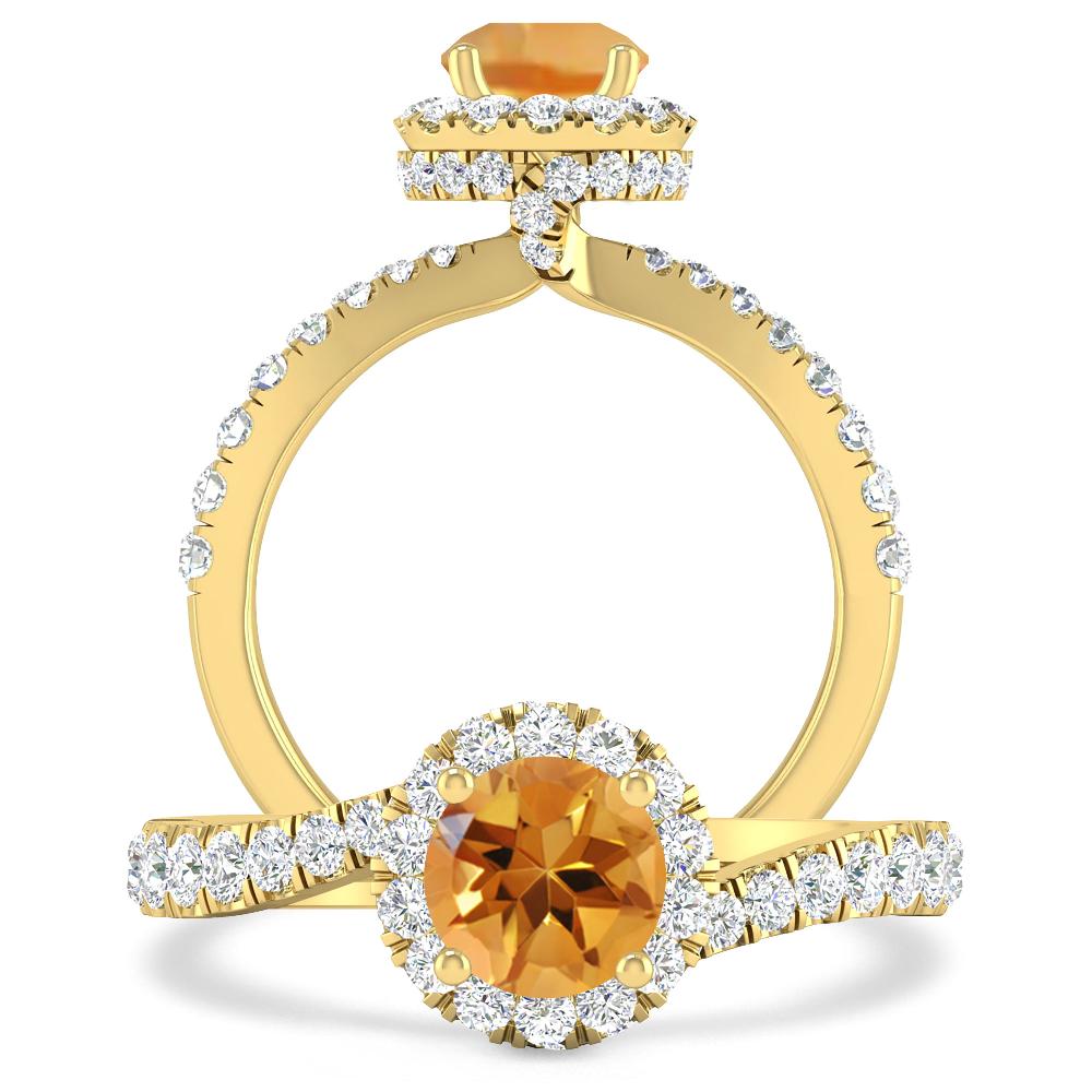 Yellow Gold - Citrine