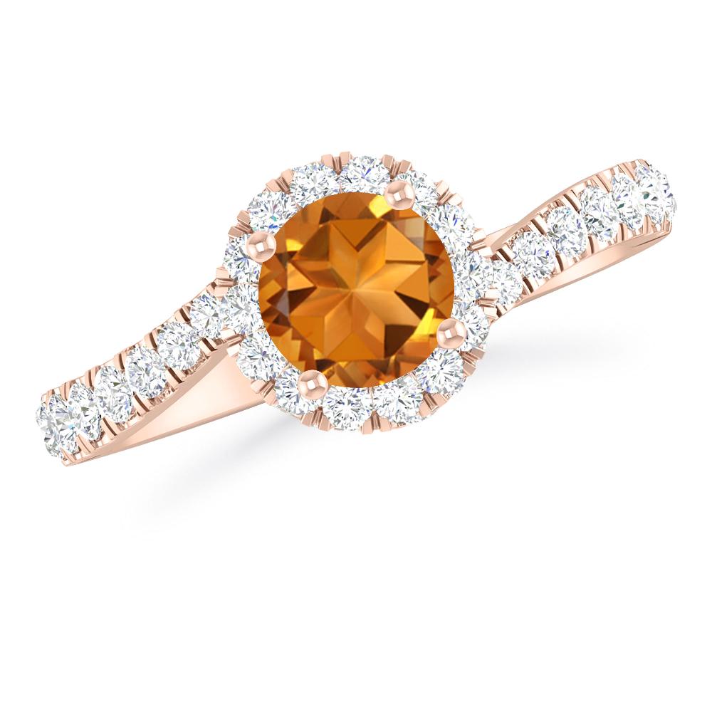 Rose Gold - Citrine