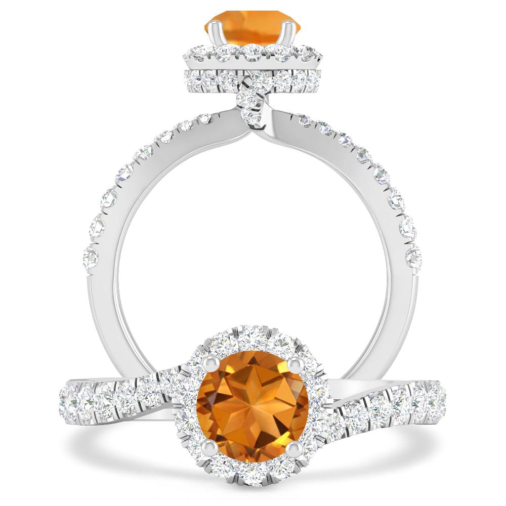 White Gold - Citrine