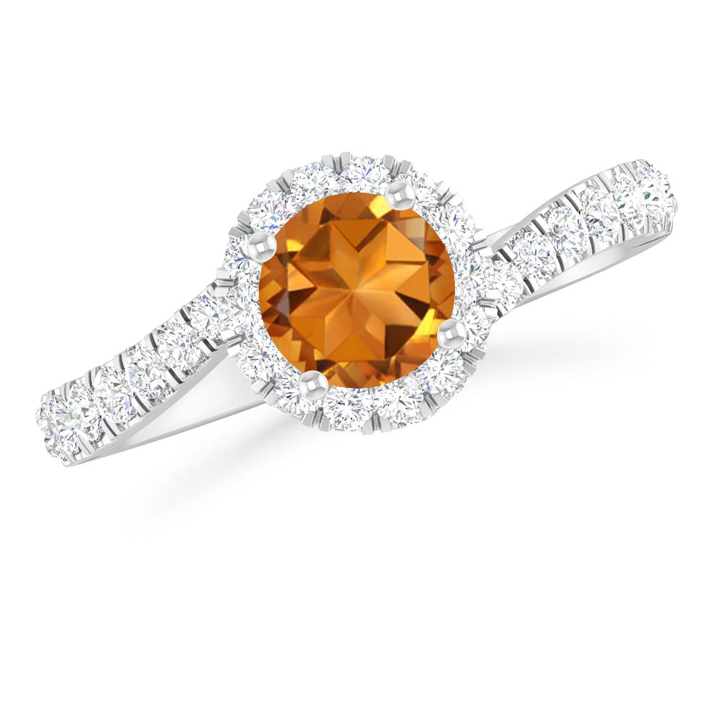 White Gold - Citrine